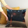image:imageAmbesonne Retro Throw Pillow Cushion Cover Fashion Woman with Dandelion Flower Spring Wind Garden Sketchy Illustration Decorative Square Accent Pillow Case 16 X 16 Warm Taupe and BlueBrown Black