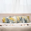 image:imageAmbesonne Retro Throw Pillow Cushion Cover Fashion Woman with Dandelion Flower Spring Wind Garden Sketchy Illustration Decorative Square Accent Pillow Case 16 X 16 Warm Taupe and BlueBlue Grey and Mustard