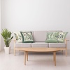 image:imageAmbesonne Retro Throw Pillow Cushion Cover Fashion Woman with Dandelion Flower Spring Wind Garden Sketchy Illustration Decorative Square Accent Pillow Case 16 X 16 Warm Taupe and BluePeacock Green Fawn Maroon