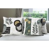 image:imageAmbesonne Retro Throw Pillow Cushion Cover Fashion Woman with Dandelion Flower Spring Wind Garden Sketchy Illustration Decorative Square Accent Pillow Case 16 X 16 Warm Taupe and BlueHunter Green and Sand Brown