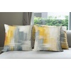 image:imageAmbesonne Retro Throw Pillow Cushion Cover Fashion Woman with Dandelion Flower Spring Wind Garden Sketchy Illustration Decorative Square Accent Pillow Case 16 X 16 Warm Taupe and BlueBlue Grey and Mustard