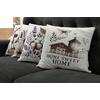 image:imageAmbesonne Skull Throw Pillow Cushion Cover Tribal Lady with Horned Goat Head and Peacock Feather Mystic Voodoo Pattern Decorative Square Accent Pillow Case 20 X 20 Purple BlackBrown Plum and White