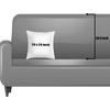 image:imageAmbesonne Skull Throw Pillow Cushion Cover Tribal Lady with Horned Goat Head and Peacock Feather Mystic Voodoo Pattern Decorative Square Accent Pillow Case 20 X 20 Purple BlackTeal