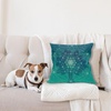 image:imageAmbesonne Space Throw Pillow Cushion Cover Galactic Image on Milky Way with Colorful Alluring Cosmos Display Art Print Decorative Square Accent Pillow Case 18 X 18 Magenta BlueGreen
