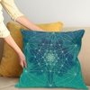 image:imageAmbesonne Space Throw Pillow Cushion Cover Galactic Image on Milky Way with Colorful Alluring Cosmos Display Art Print Decorative Square Accent Pillow Case 18 X 18 Magenta BlueGreen