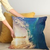 image:imageAmbesonne Space Throw Pillow Cushion Cover Galactic Image on Milky Way with Colorful Alluring Cosmos Display Art Print Decorative Square Accent Pillow Case 18 X 18 Magenta BlueYellow Teal