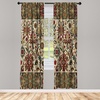 image:imageAmbesonne Star Curtains Big Stars Pattern Monochrome Modern Design Starry Night Themed Window Treatments 2 Panel Set for Living Room Bedroom Pair of  28 x 84 Grey BlueSlate Brown Ruby Fawn