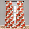 image:imageAmbesonne Star Curtains Big Stars Pattern Monochrome Modern Design Starry Night Themed Window Treatments 2 Panel Set for Living Room Bedroom Pair of  28 x 84 Grey BlueVermilion Green