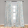 image:imageAmbesonne Star Curtains Big Stars Pattern Monochrome Modern Design Starry Night Themed Window Treatments 2 Panel Set for Living Room Bedroom Pair of  28 x 84 Grey BlueTan Turquoise White