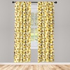 image:imageAmbesonne Star Curtains Big Stars Pattern Monochrome Modern Design Starry Night Themed Window Treatments 2 Panel Set for Living Room Bedroom Pair of  28 x 84 Grey BlueWhite and Yellow
