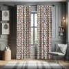 image:imageAmbesonne Star Curtains Big Stars Pattern Monochrome Modern Design Starry Night Themed Window Treatments 2 Panel Set for Living Room Bedroom Pair of  28 x 84 Grey BluePink