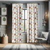 image:imageAmbesonne Star Curtains Big Stars Pattern Monochrome Modern Design Starry Night Themed Window Treatments 2 Panel Set for Living Room Bedroom Pair of  28 x 84 Grey BlueBrown Beige