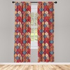 image:imageAmbesonne Star Curtains Big Stars Pattern Monochrome Modern Design Starry Night Themed Window Treatments 2 Panel Set for Living Room Bedroom Pair of  28 x 84 Grey BlueRuby Orange