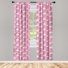 image:imageAmbesonne Star Curtains Big Stars Pattern Monochrome Modern Design Starry Night Themed Window Treatments 2 Panel Set for Living Room Bedroom Pair of  28 x 84 Grey BlueWhite Pink