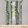 image:imageAmbesonne Star Curtains Big Stars Pattern Monochrome Modern Design Starry Night Themed Window Treatments 2 Panel Set for Living Room Bedroom Pair of  28 x 84 Grey BluePale Reseda Green Emerald
