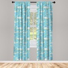 image:imageAmbesonne Star Curtains Big Stars Pattern Monochrome Modern Design Starry Night Themed Window Treatments 2 Panel Set for Living Room Bedroom Pair of  28 x 84 Grey BlueBlue Grey