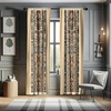 image:imageAmbesonne Star Curtains Big Stars Pattern Monochrome Modern Design Starry Night Themed Window Treatments 2 Panel Set for Living Room Bedroom Pair of  28 x 84 Grey BlueEcru Charcoal Grey Orange