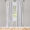 image:imageAmbesonne Star Curtains Big Stars Pattern Monochrome Modern Design Starry Night Themed Window Treatments 2 Panel Set for Living Room Bedroom Pair of  28 x 84 Grey BlueMauve Grey