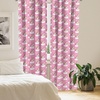 image:imageAmbesonne Star Curtains Big Stars Pattern Monochrome Modern Design Starry Night Themed Window Treatments 2 Panel Set for Living Room Bedroom Pair of  28 x 84 Grey BlueWhite Pink