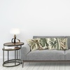 image:imageAmbesonne Striped Throw Pillow Cushion Cover Abstract Prehistoric with Cave Rocks Nature Inspired Unusual Boho Artprint Decorative Square Accent Pillow Case 24 X 24 Yellow BlackUmber Forest Green Ivory