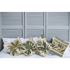 image:imageAmbesonne Striped Throw Pillow Cushion Cover Abstract Prehistoric with Cave Rocks Nature Inspired Unusual Boho Artprint Decorative Square Accent Pillow Case 24 X 24 Yellow BlackUmber Forest Green Ivory