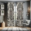 image:imageAmbesonne Tattoo Curtains Panda Bear Portraits Mascots Pattern for in Black and White Window Treatments 2 Panel Set for Living Room Bedroom Pair of  28 x 84 Black and WhiteEggshell Grey Pink