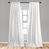 image:imageAmbesonne Tattoo Curtains Panda Bear Portraits Mascots Pattern for in Black and White Window Treatments 2 Panel Set for Living Room Bedroom Pair of  28 x 84 Black and WhiteWhite Grey