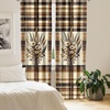 image:imageAmbesonne Tattoo Curtains Panda Bear Portraits Mascots Pattern for in Black and White Window Treatments 2 Panel Set for Living Room Bedroom Pair of  28 x 84 Black and WhiteCamel Beige Caramel