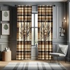 image:imageAmbesonne Tattoo Curtains Panda Bear Portraits Mascots Pattern for in Black and White Window Treatments 2 Panel Set for Living Room Bedroom Pair of  28 x 84 Black and WhiteCamel Beige Caramel