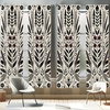 image:imageAmbesonne Tattoo Curtains Panda Bear Portraits Mascots Pattern for in Black and White Window Treatments 2 Panel Set for Living Room Bedroom Pair of  28 x 84 Black and WhiteEggshell Grey Pink