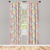 image:imageAmbesonne Tattoo Curtains Panda Bear Portraits Mascots Pattern for in Black and White Window Treatments 2 Panel Set for Living Room Bedroom Pair of  28 x 84 Black and WhiteMagenta Yellow