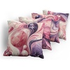 image:imageAmbesonne Teen Room Throw Pillow Cushion Cover Professional Basketball Arena Stadium Before The Game Championship Sports Image Decorative Square Accent Pillow Case 16 X 16 BrownPurple Dark Magenta Rose