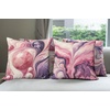 image:imageAmbesonne Teen Room Throw Pillow Cushion Cover Professional Basketball Arena Stadium Before The Game Championship Sports Image Decorative Square Accent Pillow Case 16 X 16 BrownPurple Dark Magenta Rose