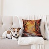 image:imageAmbesonne Teen Room Throw Pillow Cushion Cover Professional Basketball Arena Stadium Before The Game Championship Sports Image Decorative Square Accent Pillow Case 16 X 16 BrownOrange Brown