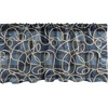 image:imageAmbesonne Tropical Window Valance Monochrome Pineapples with Abstract Zigzag Design on a Greyscale Background Curtain Valance for Kitchen Bedroom Decor with Rod Pocket 54 X 12 Black and WhiteBlue