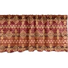 image:imageAmbesonne Tropical Window Valance Monochrome Pineapples with Abstract Zigzag Design on a Greyscale Background Curtain Valance for Kitchen Bedroom Decor with Rod Pocket 54 X 12 Black and WhitePale Orange Brown