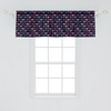image:imageAmbesonne Tropical Window Valance Monochrome Pineapples with Abstract Zigzag Design on a Greyscale Background Curtain Valance for Kitchen Bedroom Decor with Rod Pocket 54 X 12 Black and WhiteQuartz Pale Fuchsia