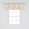image:imageAmbesonne Tropical Window Valance Monochrome Pineapples with Abstract Zigzag Design on a Greyscale Background Curtain Valance for Kitchen Bedroom Decor with Rod Pocket 54 X 12 Black and WhiteMulti Color