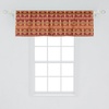 image:imageAmbesonne Tropical Window Valance Monochrome Pineapples with Abstract Zigzag Design on a Greyscale Background Curtain Valance for Kitchen Bedroom Decor with Rod Pocket 54 X 12 Black and WhitePale Orange Brown