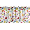 image:imageAmbesonne Tropical Window Valance Monochrome Pineapples with Abstract Zigzag Design on a Greyscale Background Curtain Valance for Kitchen Bedroom Decor with Rod Pocket 54 X 12 Black and WhiteMulti Color