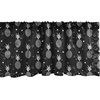 image:imageAmbesonne Tropical Window Valance Monochrome Pineapples with Abstract Zigzag Design on a Greyscale Background Curtain Valance for Kitchen Bedroom Decor with Rod Pocket 54 X 12 Black and WhiteBlack and White