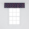 image:imageAmbesonne Tropical Window Valance Monochrome Pineapples with Abstract Zigzag Design on a Greyscale Background Curtain Valance for Kitchen Bedroom Decor with Rod Pocket 54 X 12 Black and WhiteQuartz Pale Fuchsia