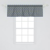 image:imageAmbesonne Tropical Window Valance Monochrome Pineapples with Abstract Zigzag Design on a Greyscale Background Curtain Valance for Kitchen Bedroom Decor with Rod Pocket 54 X 12 Black and WhiteMustard and Blue