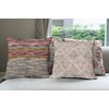 image:imageAmbesonne Vintage Throw Pillow Cushion Case Pack of 4 Retro Oriental Effect Floral Ornaments Weathered Nostalgic Bohemian Modern Accent DoubleSided Digital Printing 24 Dark Eggshell Pale Maroon