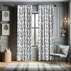 image:imageAmbesonne Watercolor Window Curtains Christmas Themed Floral Poinsettia Berries Winter Inspirations Leaf Lightweight Decor 2Panel Set with Rod Pocket Pair of  28 x 84 Vermilion Yellow GreenGrey and Charcoal