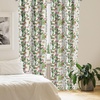 image:imageAmbesonne Watercolor Window Curtains Christmas Themed Floral Poinsettia Berries Winter Inspirations Leaf Lightweight Decor 2Panel Set with Rod Pocket Pair of  28 x 84 Vermilion Yellow GreenVermilion Yellow Green
