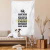 image:imageAmbesonne Wording Tapestry Hard Work Success Inspirational Words Grunge Theme Typographic Concept Wall Hanging for Bedroom Living Room Dorm Decor 60 X 80 Yellow Black WhiteYellow White