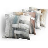 image:imageAmbesonne Yellow and Blue Throw Pillow Cushion Cover Abstract Polygon Style Fractal Gradient Geometric Background Art Decorative Rectangle Accent Pillow Case 26 X 16 Slate Blue MarigoldAmber Blue Grey and White