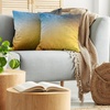 image:imageAmbesonne Yellow and Blue Throw Pillow Cushion Cover Abstract Polygon Style Fractal Gradient Geometric Background Art Decorative Rectangle Accent Pillow Case 26 X 16 Slate Blue MarigoldSlate Blue Marigold