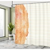 image:imageAmbesonne Zodiac Aries Shower Curtain Fashion Girl Aries Woman with Horns Floral Dress Lively Blossoms Butterflies Cloth Fabric Bathroom Decor Set with Hooks 69 W x 70 L Green Pink BlackVermilion